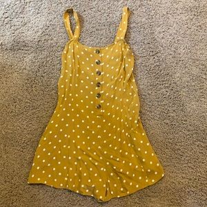 Yellow Tank Top Romper